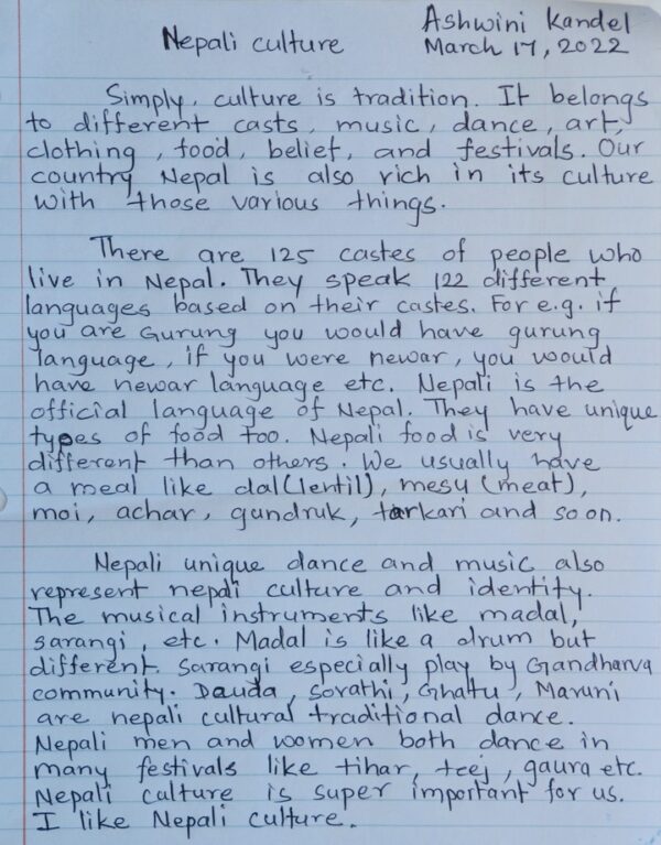 Nepali Culture - Essay